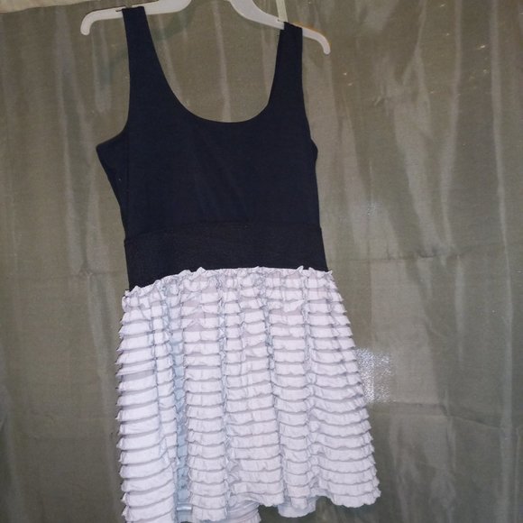 Mini Miley Cyrus Dress Ruffled Tank Top Thick Elastic Waist Corset Waist - Picture 2 of 5